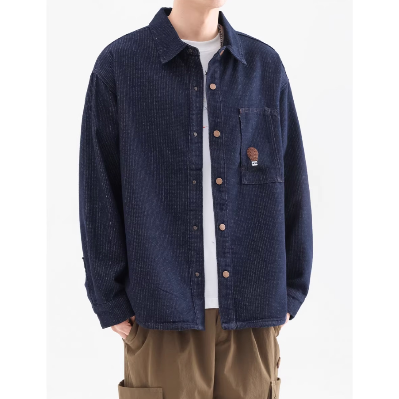 ボタンフロント レギュラーフィット カバーオール af0494