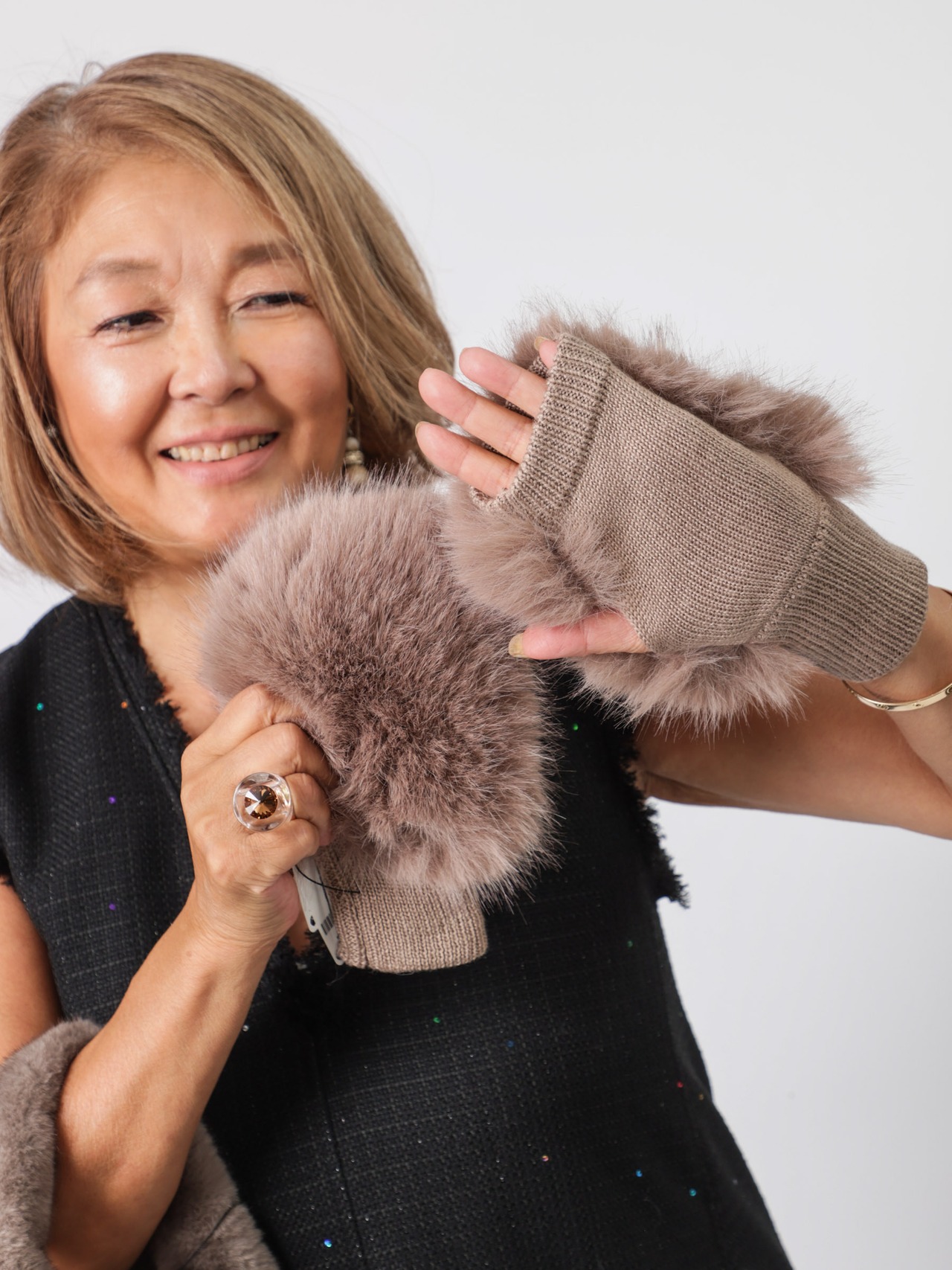 BRAHMIN(ファーフィンガーレス手袋)