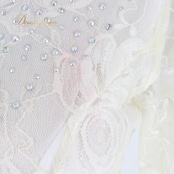 社交ダンス 衣装 スタンダード ドレス ワンピース パーティドレス レディース ホワイト系 Leirena レイリーナ 白 レース 花柄 ラインストーン フォーマル おしゃれ エレガント 軽やか 二重スカート 上品 女性用 発表会 結婚式 ダンスパフォーマンス レースアップ ロングスリーブ 特別な日 デザインドレス ショッピング