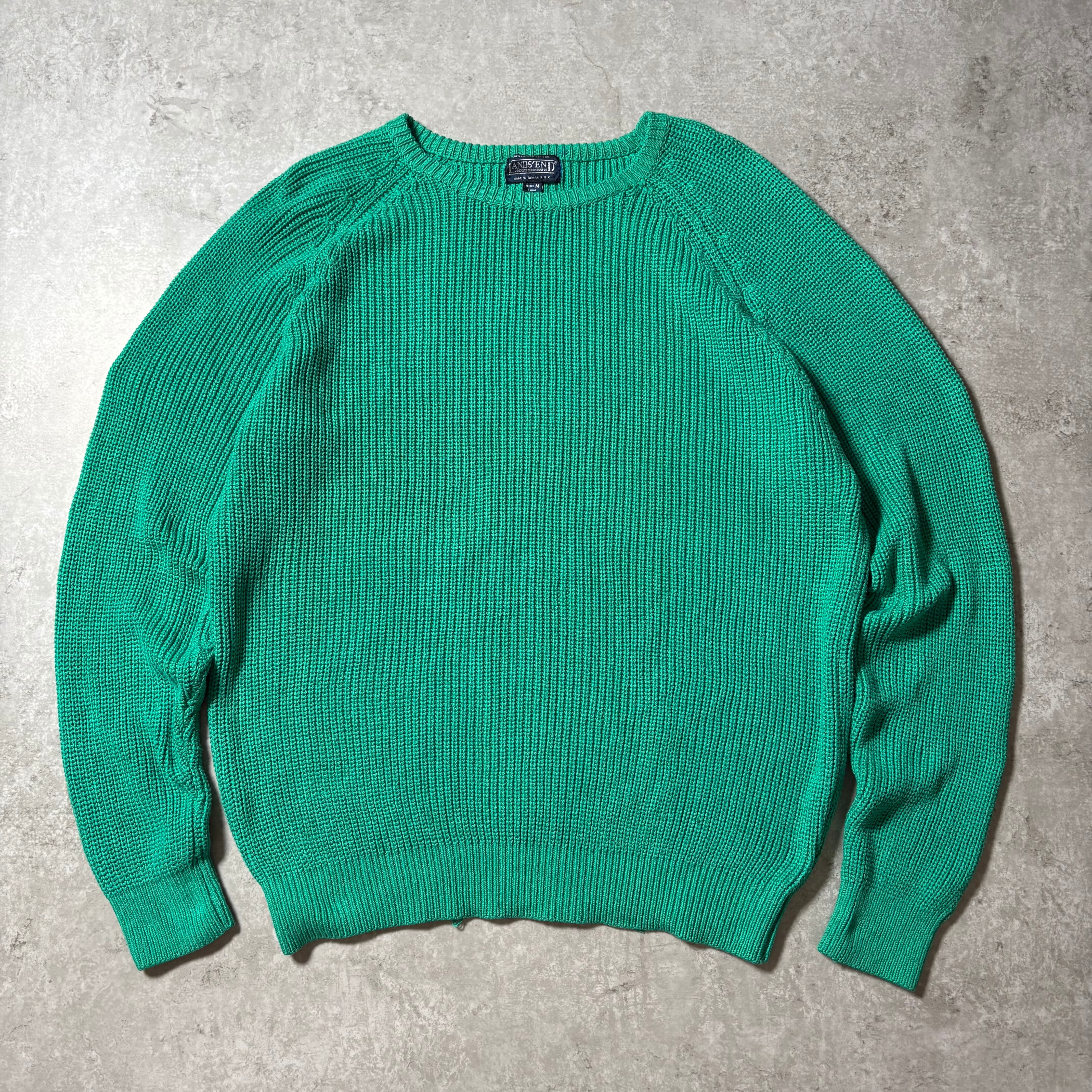 1990s "LANDS' END" Cotton Knit "レアカラー"