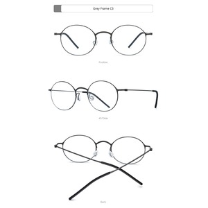 Screwless Titanium Oval Glasses -round- / スクリューレス チタン オーバル メガネ -ラウンド-