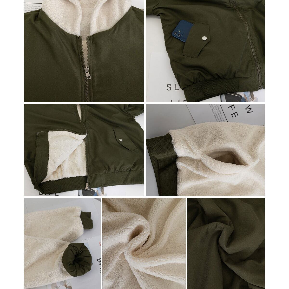 ボアパーカー ジャケット レディース 秋冬 韓国 アウター 大人 カジュアル おしゃれ アメカジ リバーシブル 暖かい ボアブルゾン 防寒 防風 保温 もこもこ ゆったり 裏起毛 厚手 大人可愛い 大人女子