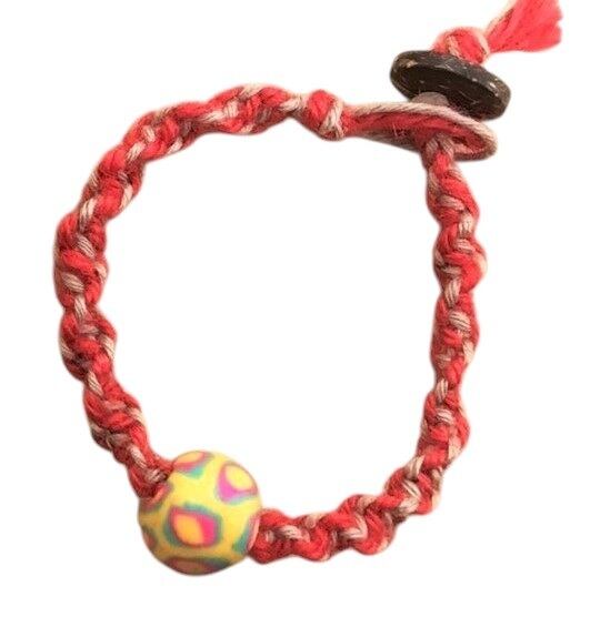 KARAヘンプブレスレット・レッド