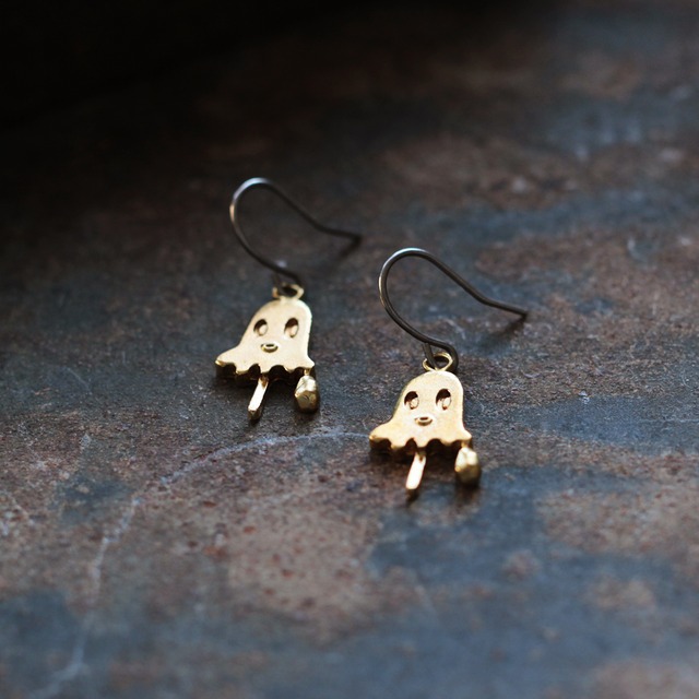 おばけアイス ちゅー｜ピアス｜イヤリング｜P452