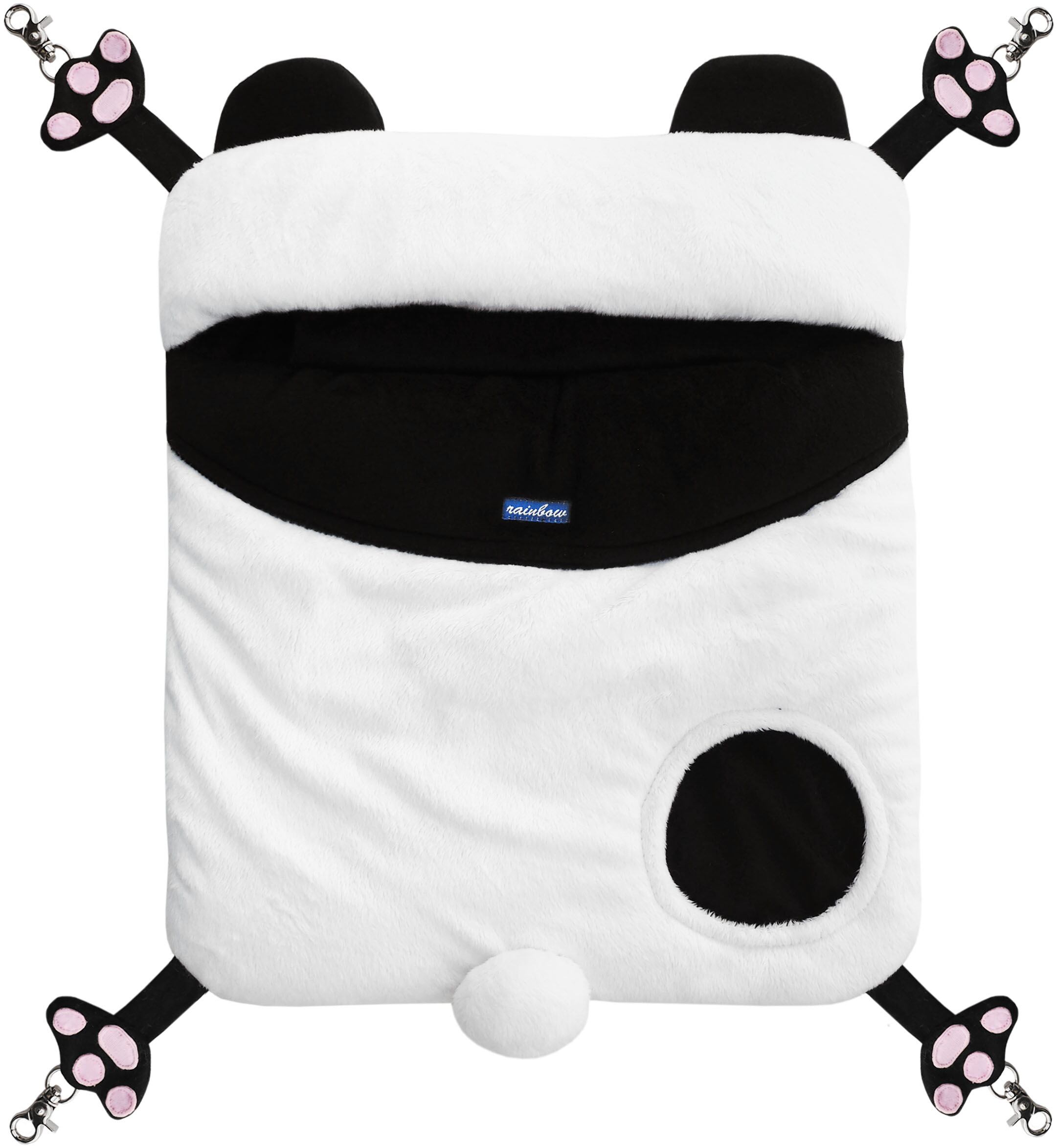 【フェレット】パクっと!アニマルハンモック パンダ/トラ