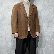 fade brown corduroy tailored jacket