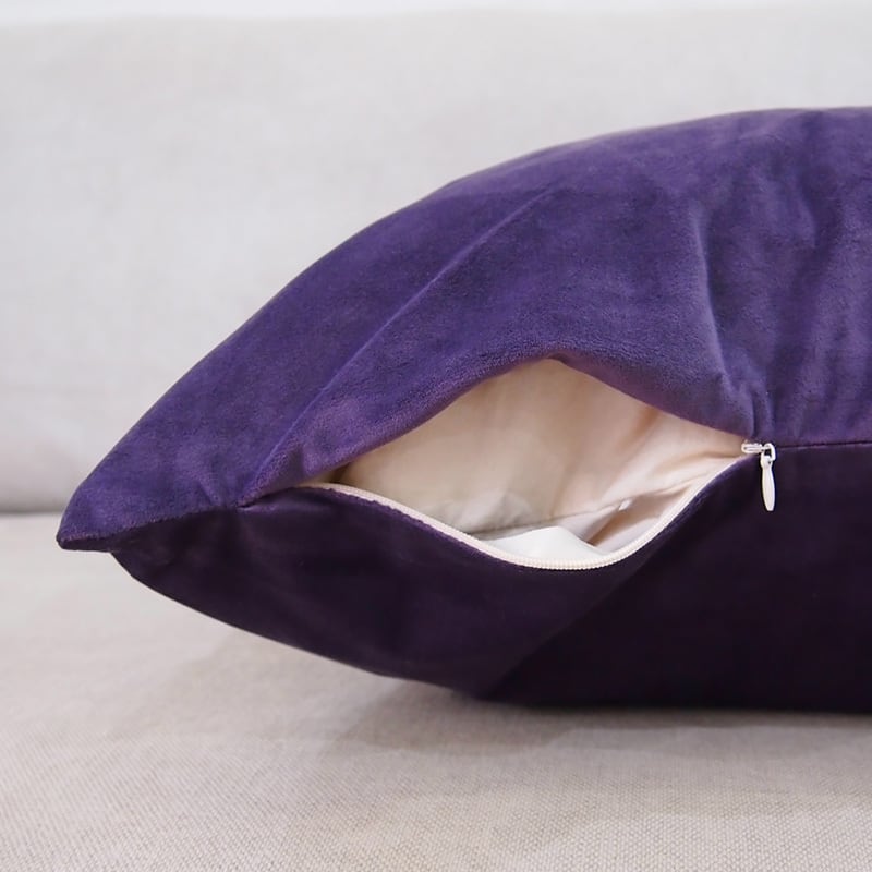 リネンの携帯ティッシュケース・パープル