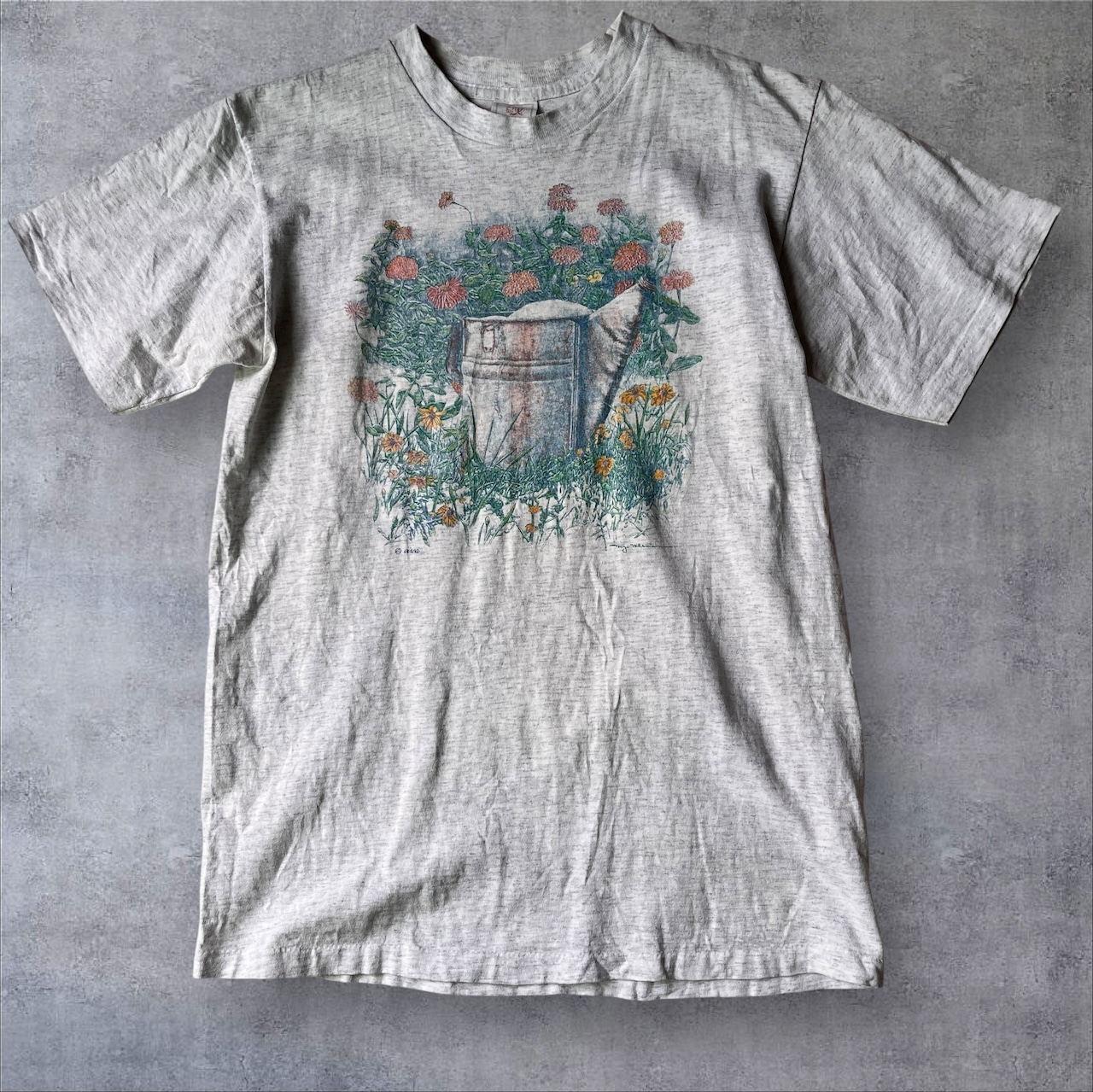 90s Watering Can & Wildflowers Tee