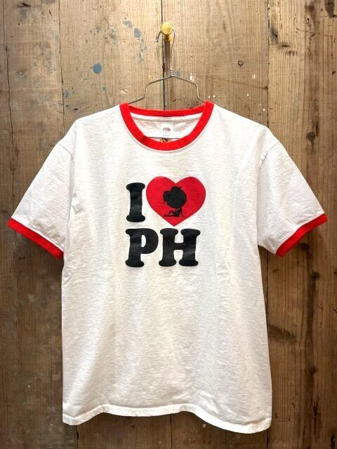 I Love PH” Ringer T-Shirt (アイラブピーチヘッズ リンガーTシャツ