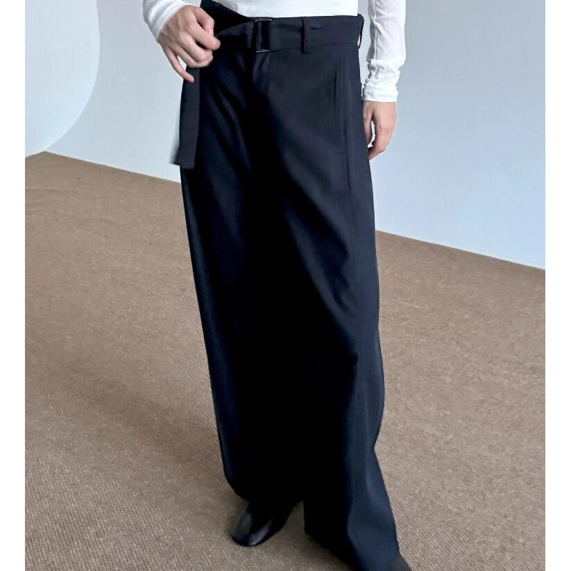 ベルト付きワイドパンツ 2color MPA0197