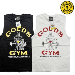 GOLD'S GYM LOGO SWEAT ゴールドジム ベニス店限定　スリーブレスTシャツ タンクトップ【01200501】