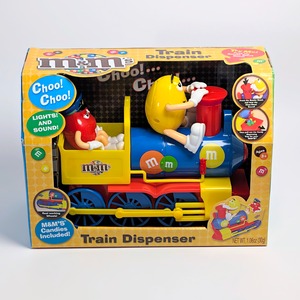⚡️SPECIAL LIMITED⚡️☆ DEADSTOCK / VINTAGE 2001〜☆【 m&m's  ( エムアンドエムズ ) 】LIGHTS! AND SOUND! Choo! Choo! Train Dispenser トレインディスペンサー / チョコディスペンサー / キャンディディスペンサー 〚アメリカン雑貨 アメトイ〛