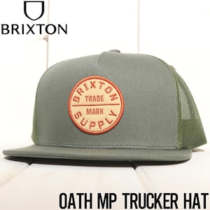 メッシュキャップ 帽子 BRIXTON ブリクストン OATH MP TRUCKER HAT 11627 OVSOS 日本代理店正規品