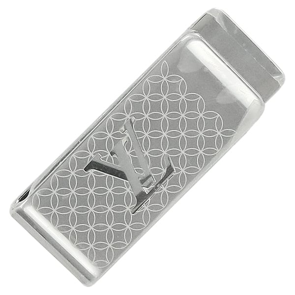 New LOUIS VUITTON ルイヴィトン ビルクリップシャンゼリゼ パンスアビエジャンゼリゼ シルバー モノグラムフラワー ビルクリップ お札クリップ 新品