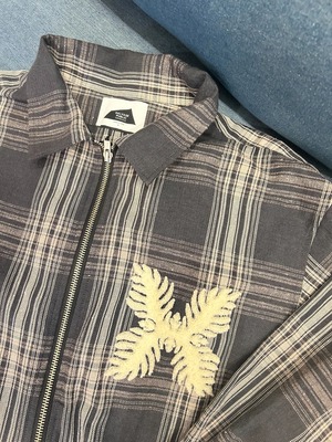 salvagepublic/チェックジップジャケット￥26,000(28,600)