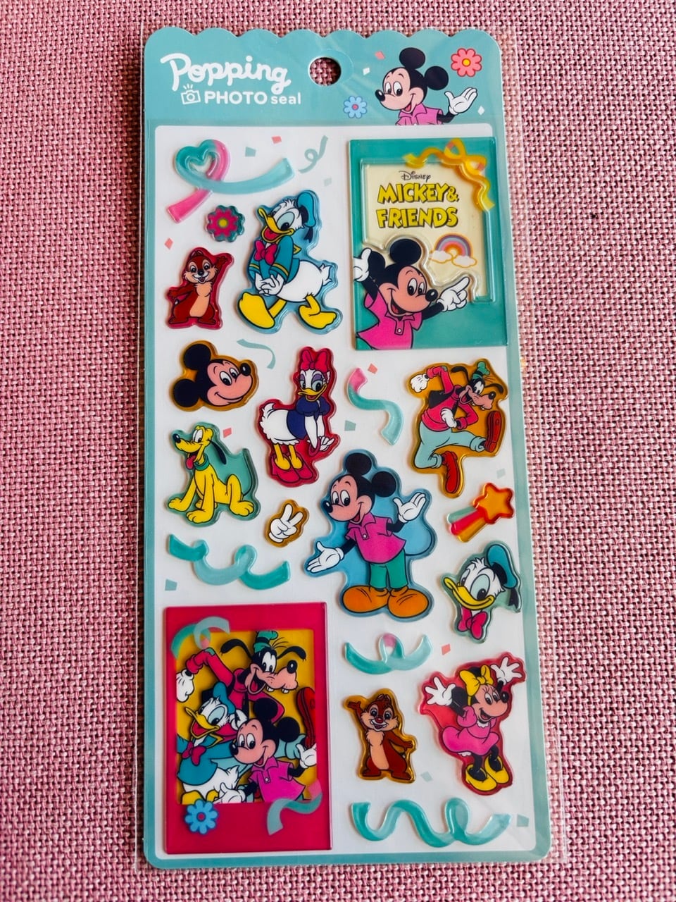 ディズニー ミッキーフレンズ ポッピングフォトシール X03