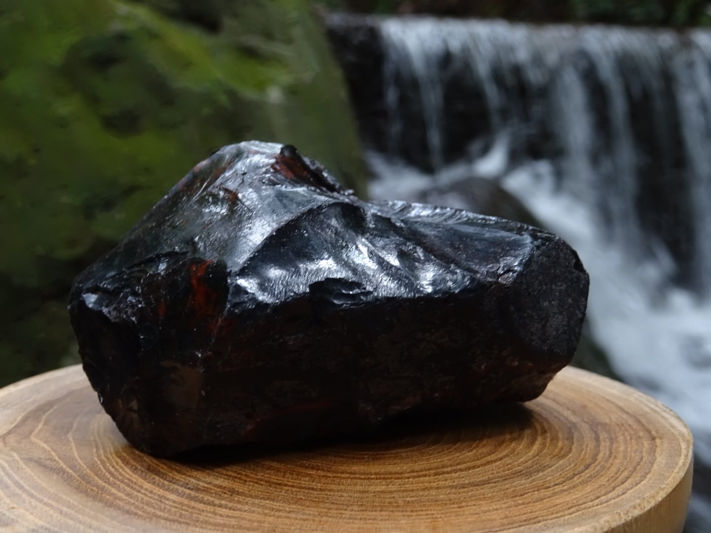 北海道産花十勝石（オブシディアン） | 虹石屋