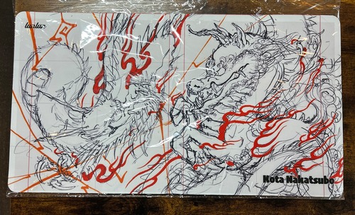 ★中坪宏太先生★描き下ろしラフ画★先行販売★プレイマット