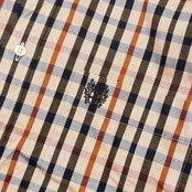 DAKS ダックス チェック 長袖シャツ M/マルチ メンズ