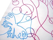 松尾たいこ手ぬぐい「ガール」　[D56]