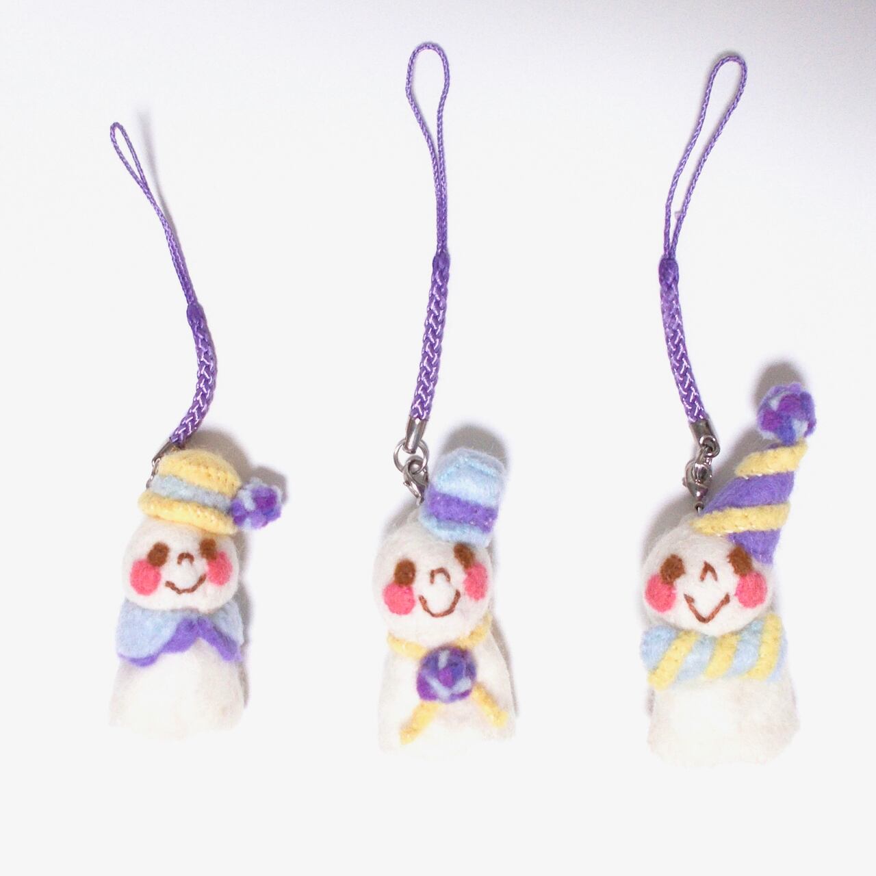 売約済み『てるてる坊主』2個セット/ストラップ//インテリア雑貨/ハンドメイド 売約済み『てるてる坊主』2個セット/ストラップ//インテリア雑貨