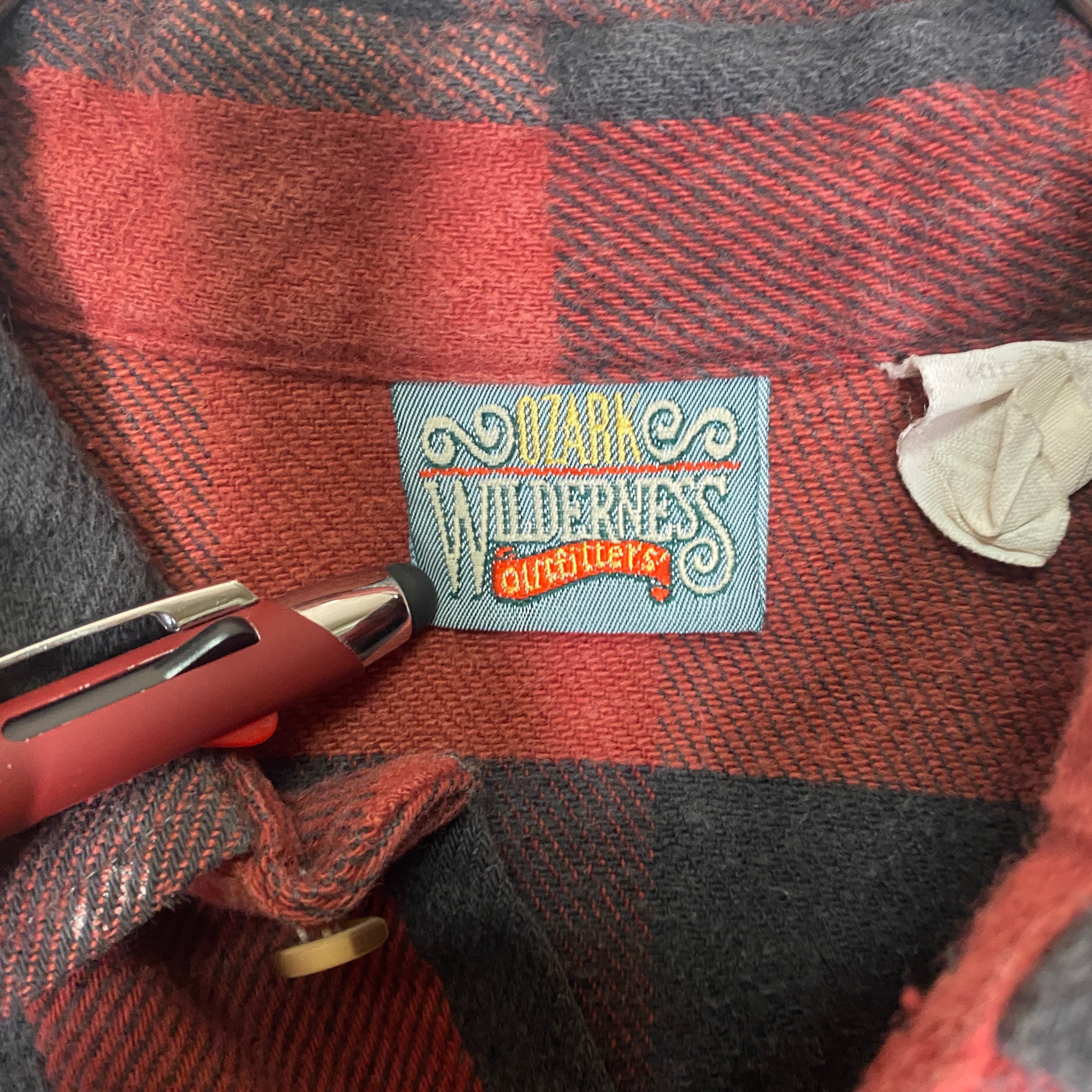 OZARK WILDERNESS ヘビーネルシャツ XL 厚手 Made in USA チェック柄