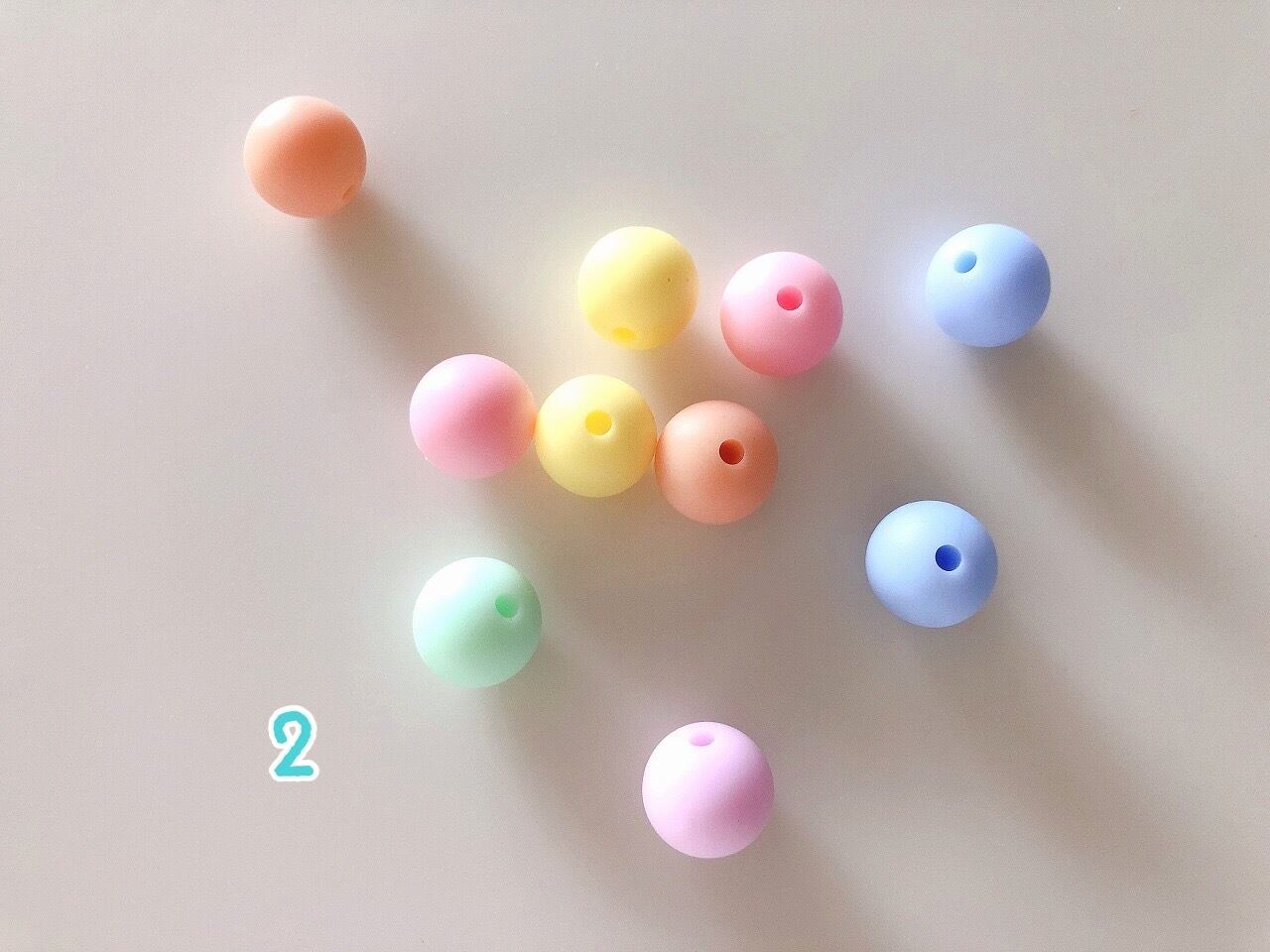 シリコンビーズ 12mm 10個セット | プーちゃんのパーツショップ