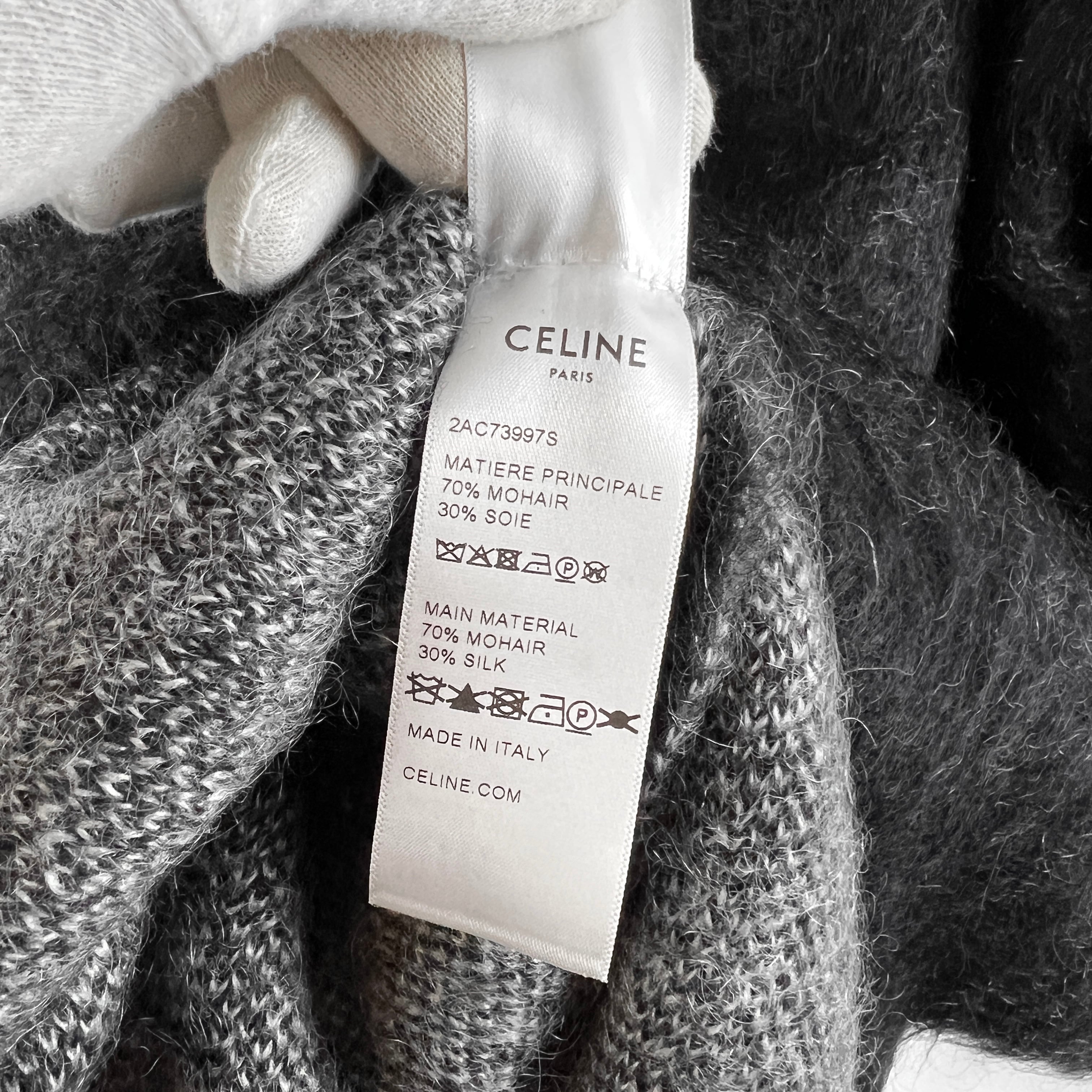 CELINE Boxy Sweater in Brushed Wool - ニット/セーター