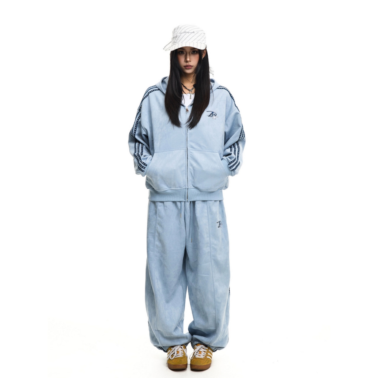 ストリート スエード セットアップ ジップパーカーT2017