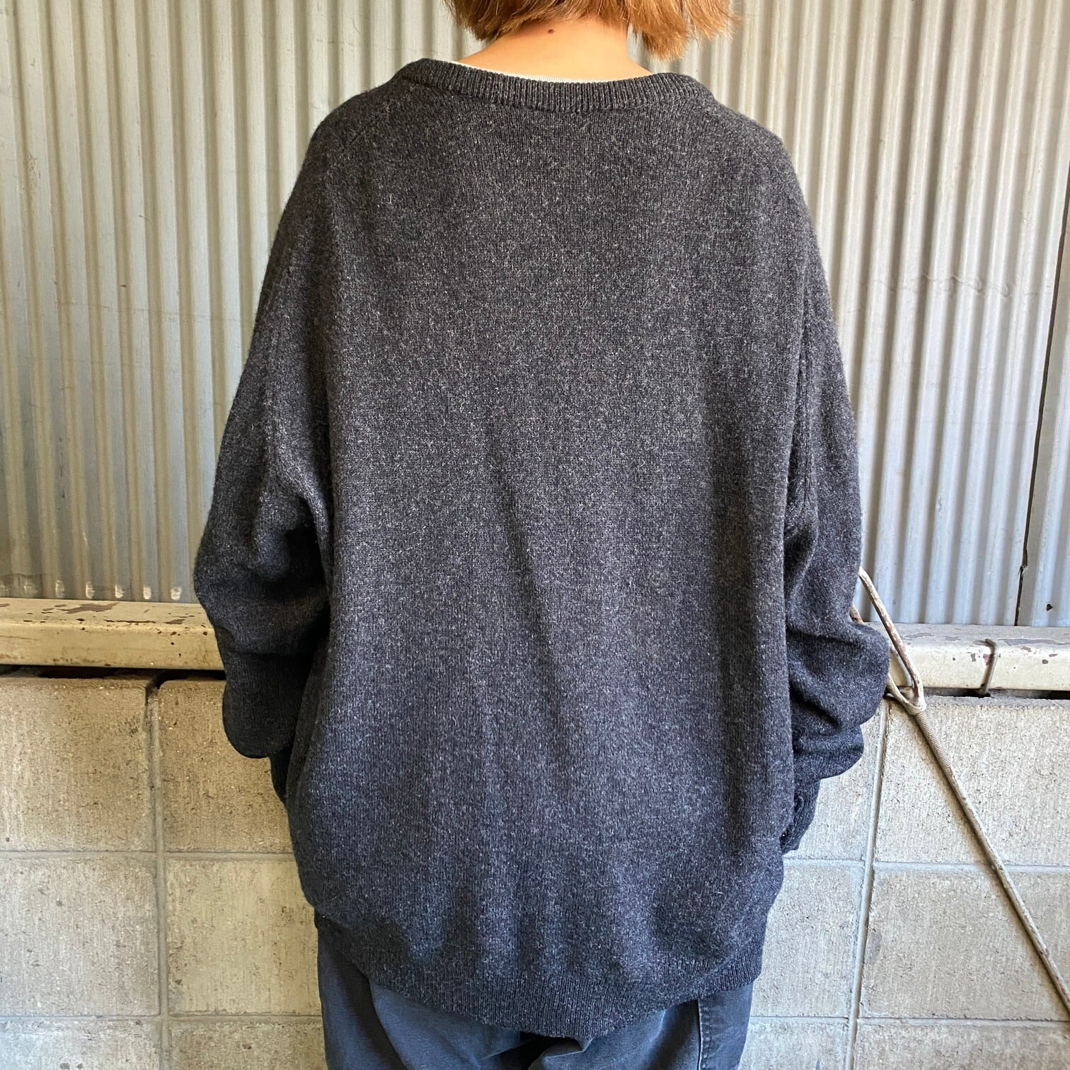 アイルランド製 80年代 エルエルビーン ウール ニットセーター メンズ