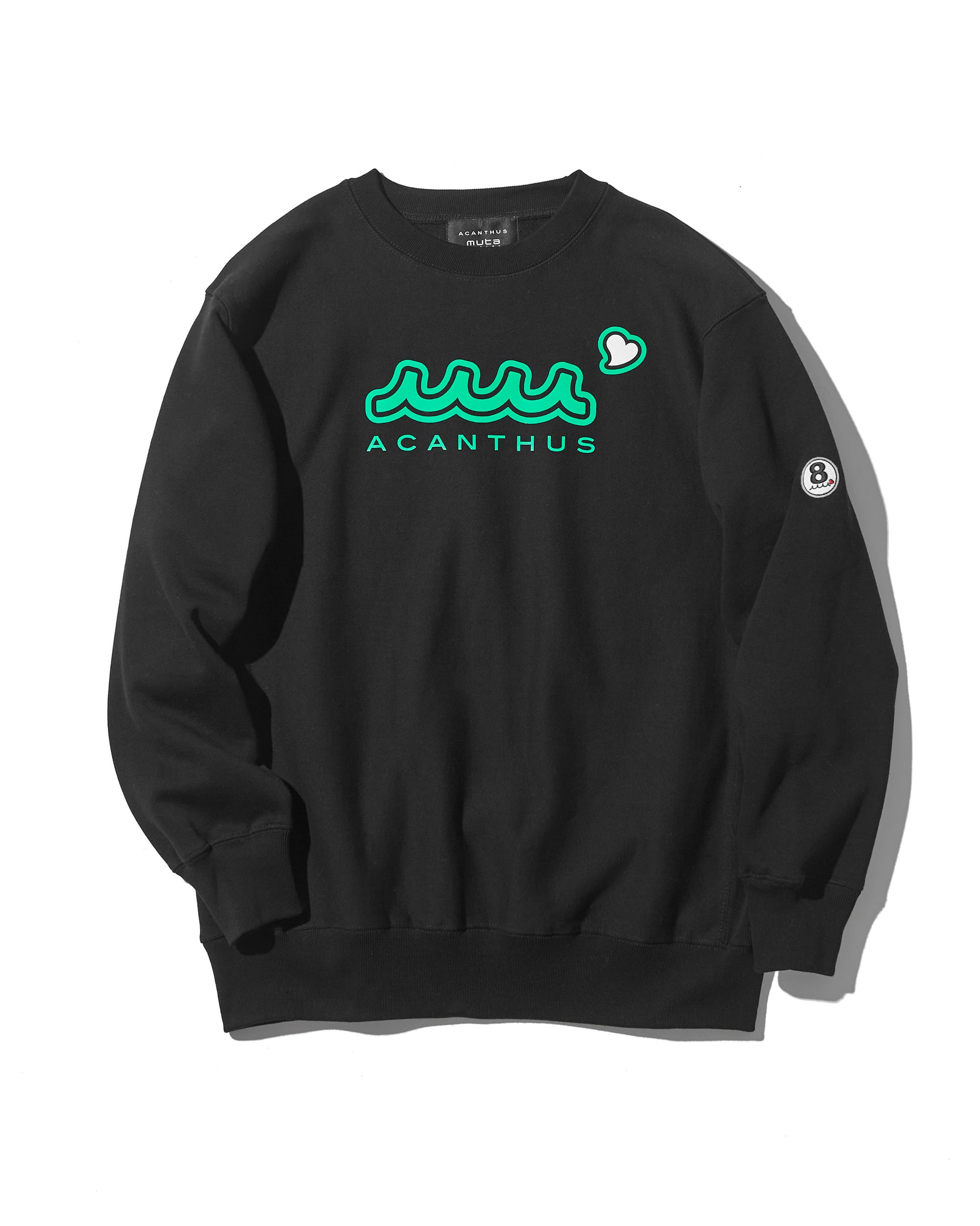 国内発送■ACANTHUS■×muta MARINE モックネック スウェット 予約販売9月下旬~10月中旬入荷】muta MARINE × ACANTHUS sweet