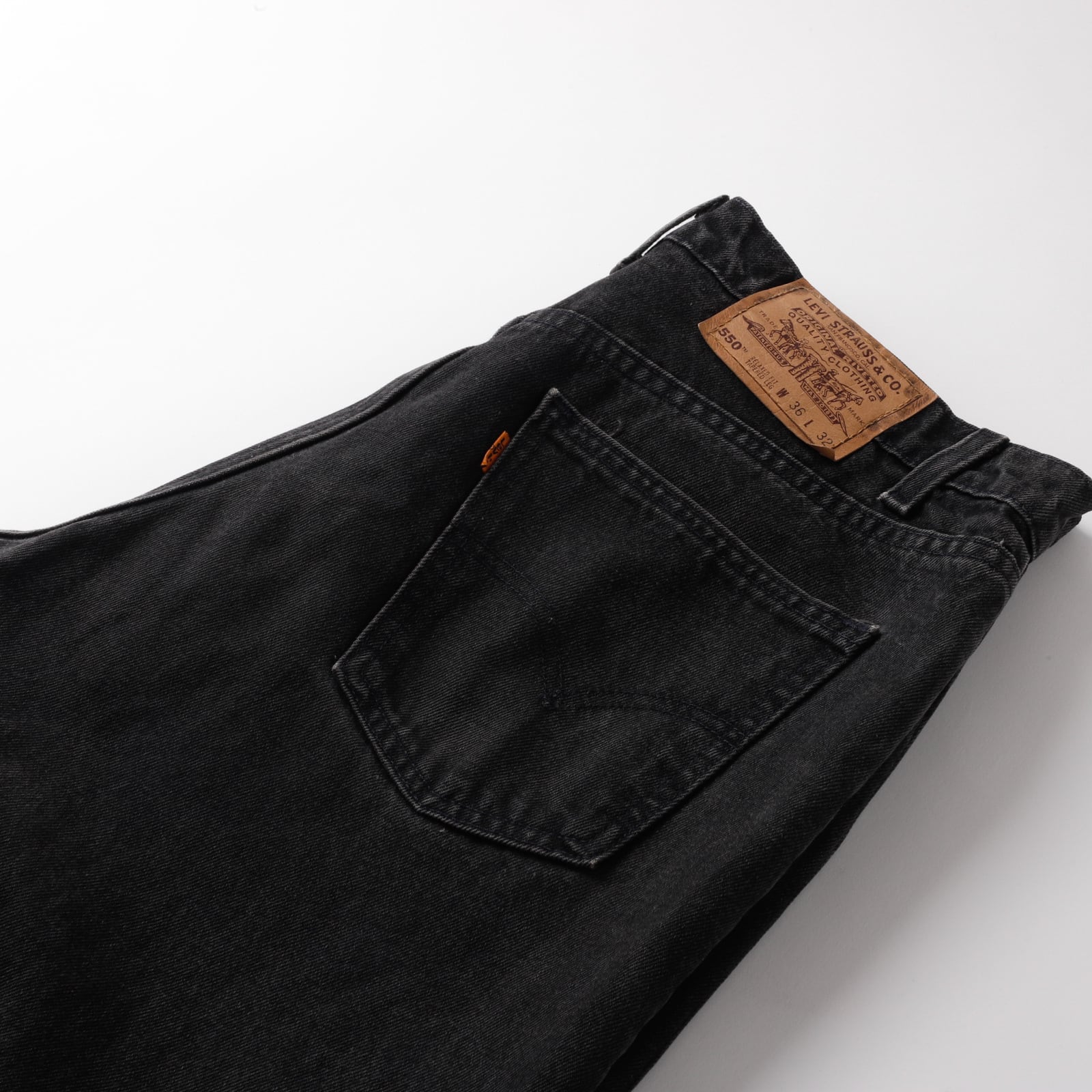 逸品】Vintage Levi's 550 ブラックデニム W36 オリジナル