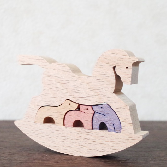 小黒三郎　3匹の子ウマ　Sサイズ