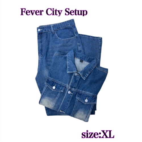 Fever City Setup デニムセットアップ XL