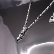 DRAGON CLAW with HEART #1 I.D. TAG NECKLACE / ドラゴンクロウ ウィズ ハート #1 I.D. タグ ネックレス