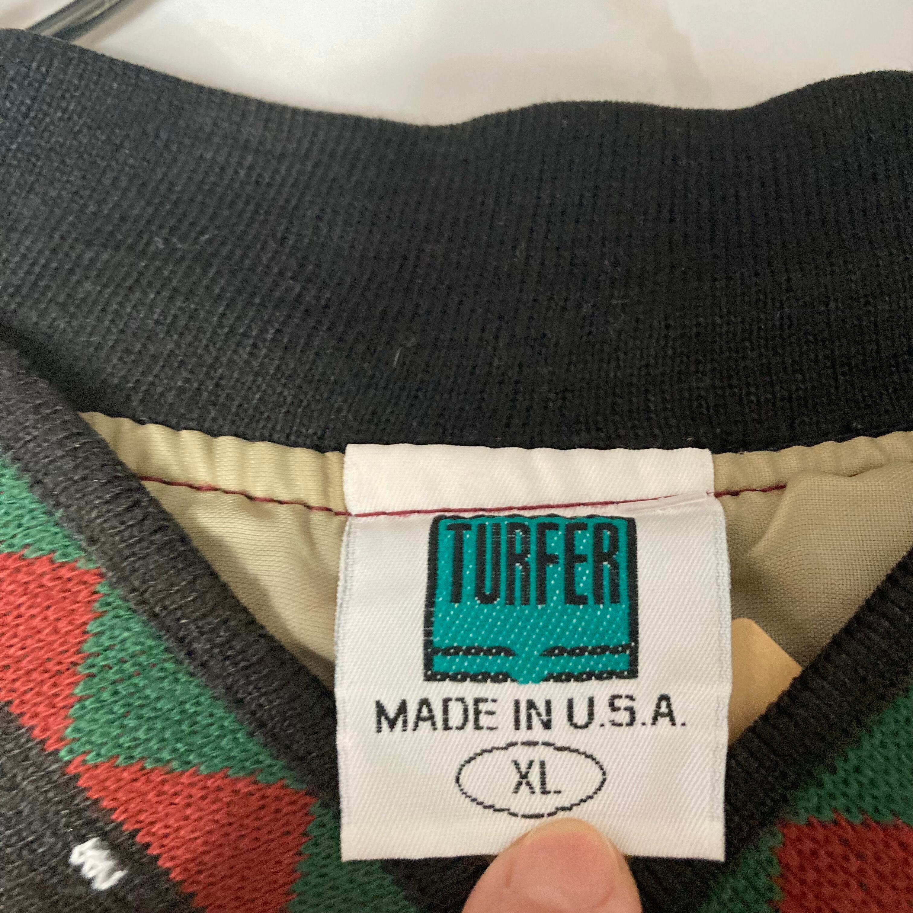 Turfer Box 【Made in USA】TURFER プルオーバージャケット XL 刺繍 | 古着屋OLDGREEN