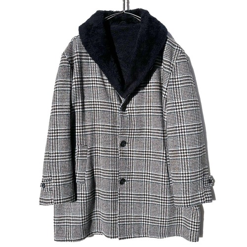 [OUTERWEAR By Lee Wald] Vintage Shawl Collar Gang Coat [1960s-] Vintage Gang Coat