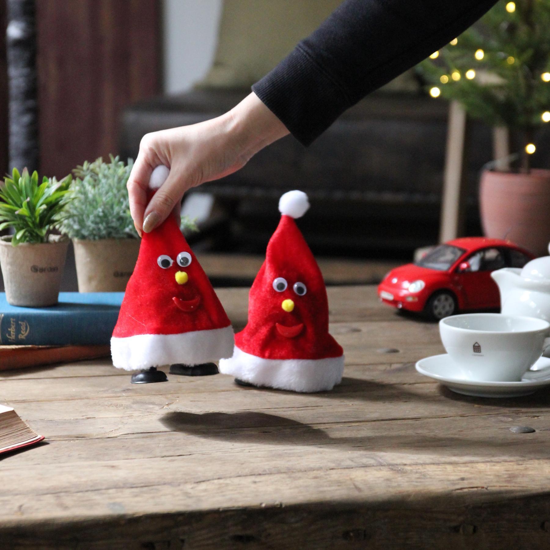 再入荷】FUNNYクリスマス ミュージック ウォーキングサンタハット