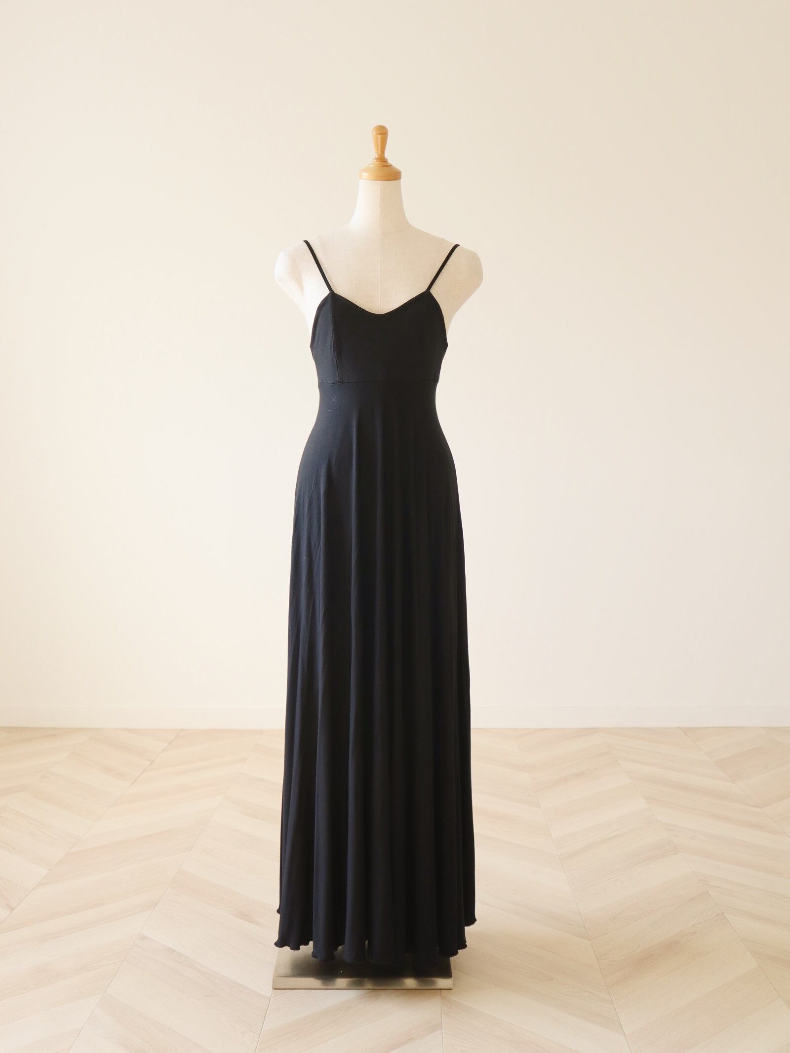 thin strap design jersey dress ibee