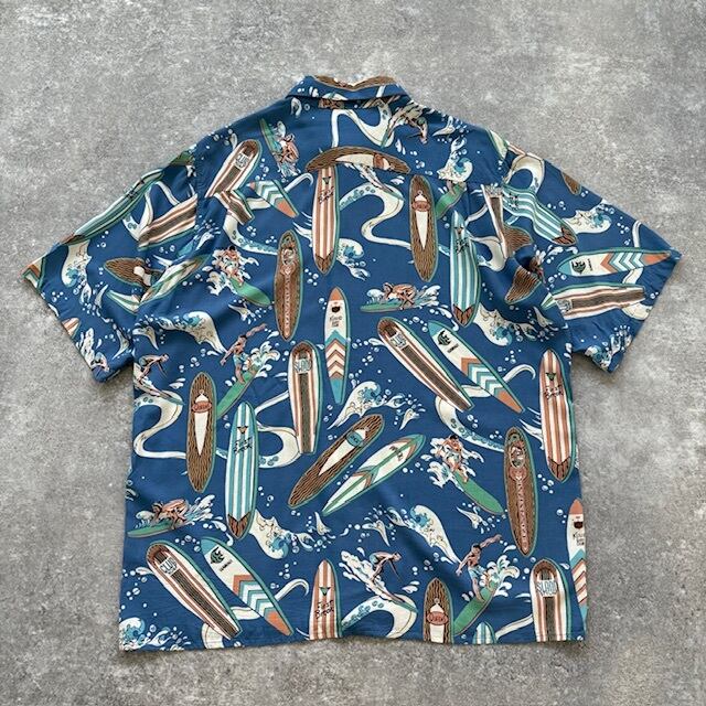 【reyn spooner】 アルフレッドシャヒーン アロハシャツ タグ付き reyn spooner】Alfred Shaheen レインスプーナー アルフレッド