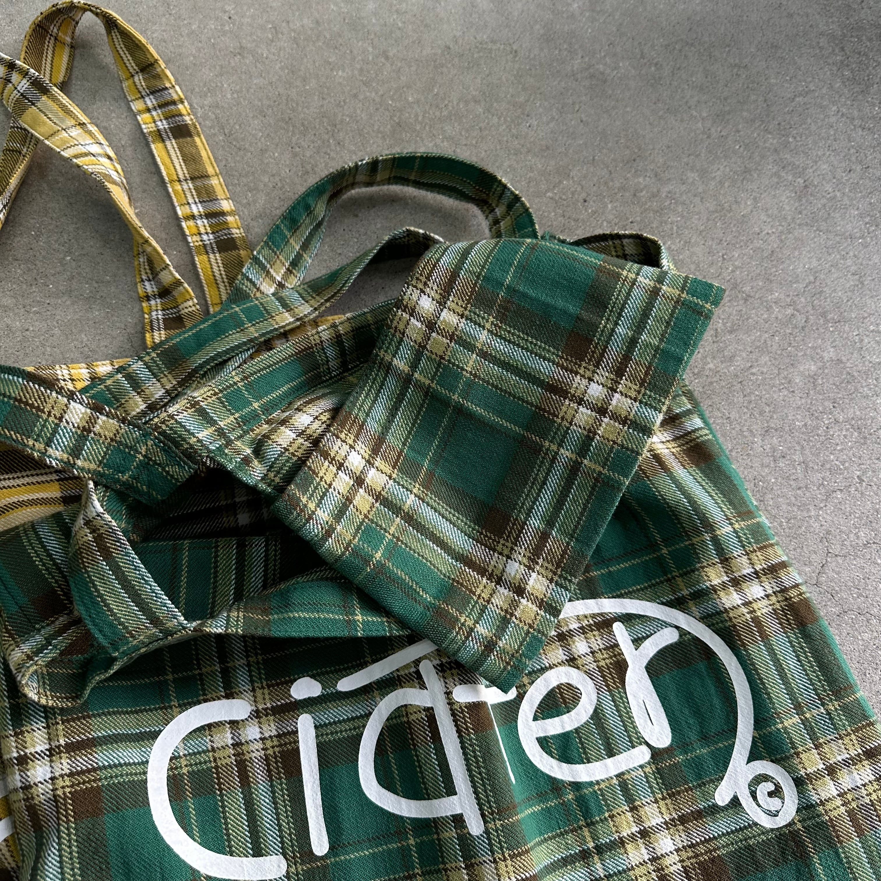 ciatre mistake logo check tote bag | 2025 ciatre