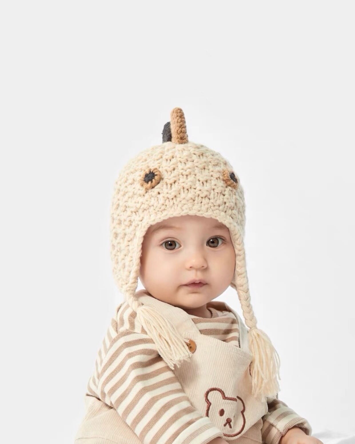 恐竜ベビーニット帽 | Little Cherie