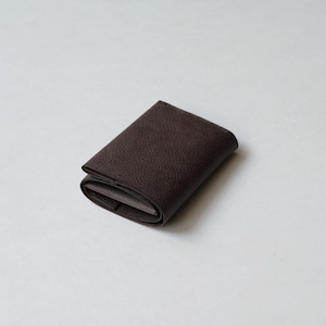 compact wallet / 三つ折り財布 - br - nebbia