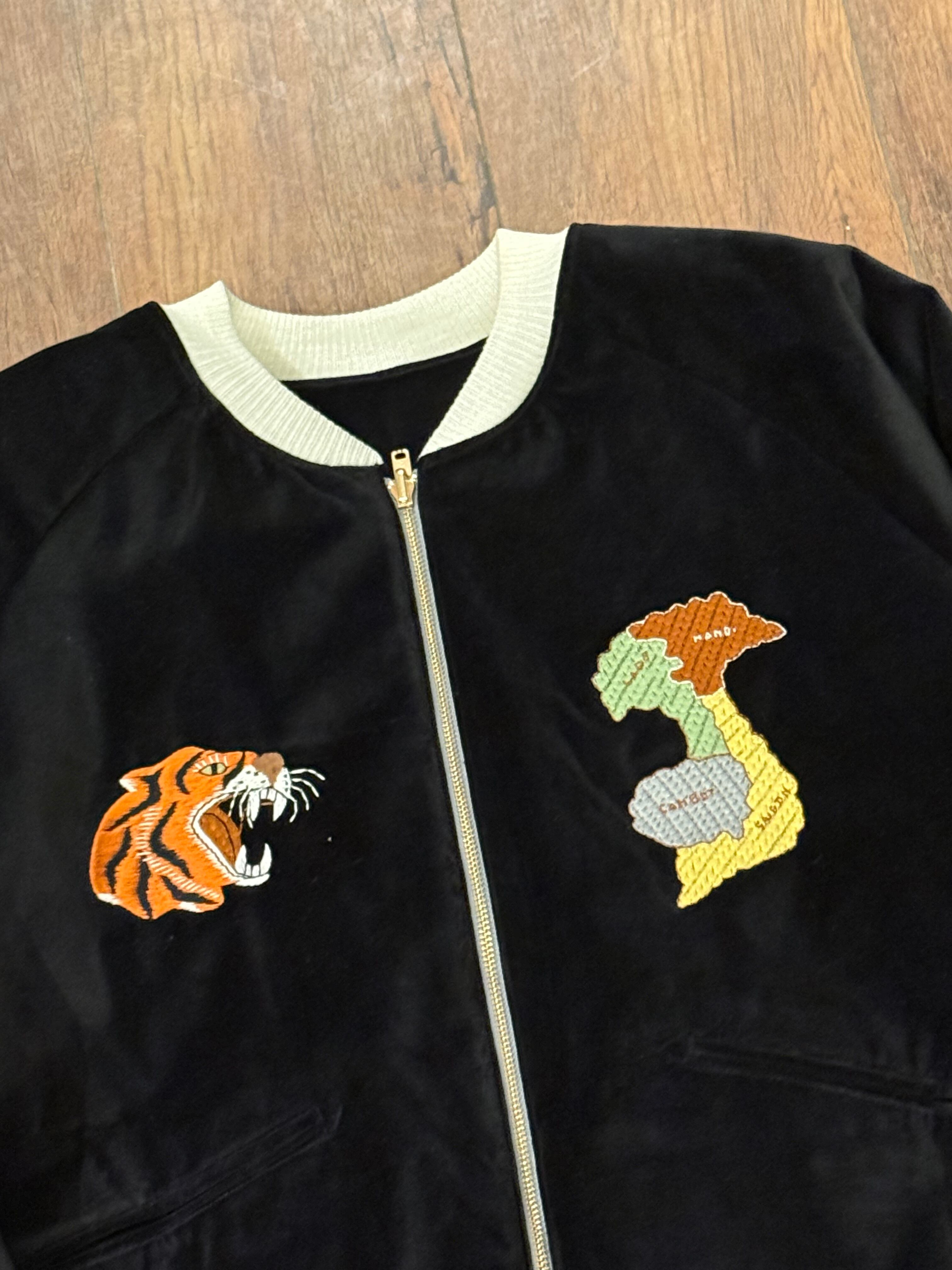 THREEFACE 'ALASKULL' SOUVENIR JACKET | vintage clothing twoface