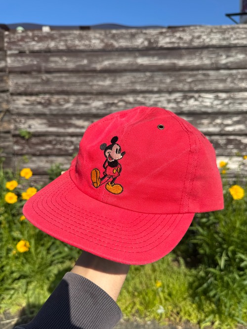 DEADSTOCK "Mickey Mouse" Souvenir Cap walt disney/ USA MADE