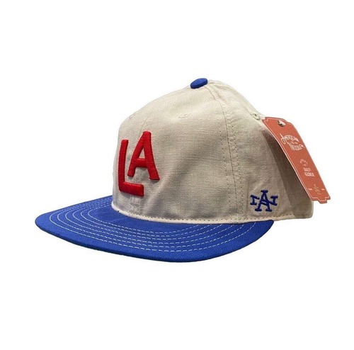 American Needle BB cap "LINE OUT IVORY-BLUE LOS"