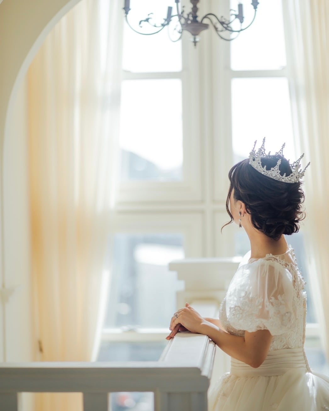 パールウェディングクラウン【AH2112-13】 | ブライダルアクセサリー