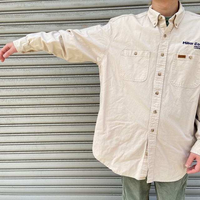 carhartt カーハート コットンツイルワークシャツ ベージュ XXL相当