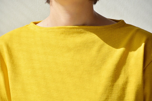 セントジェームス SAINT JAMES 無地ボートネックシャツ(OUESSANT)OCRE【レターパックプラス可】