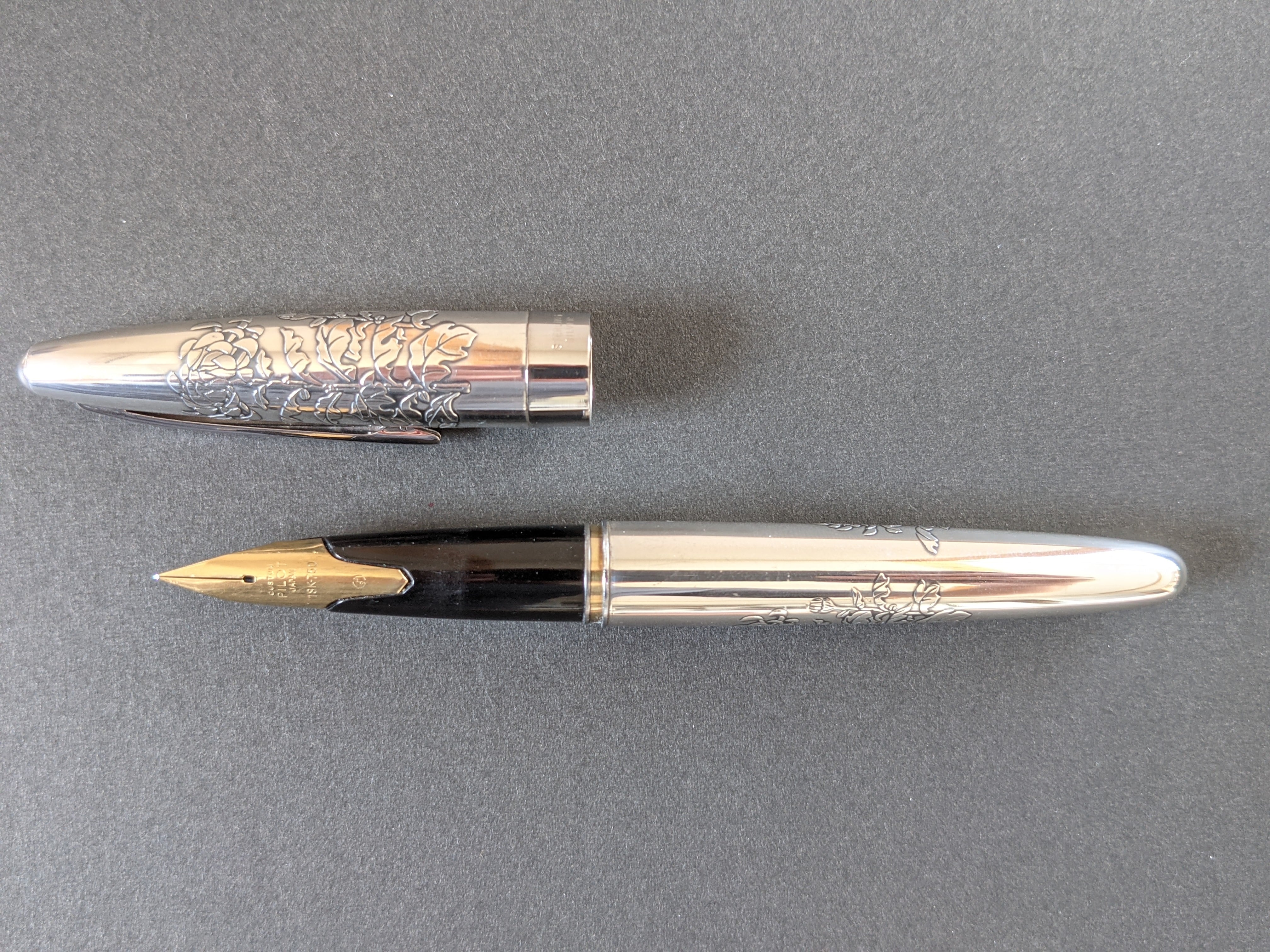 PILOT カスタム ヴィンテージ万年筆 18K 木製 PILOT カスタム ヴィンテージ万年筆 18K 木製 ◇ ヴィンテージ